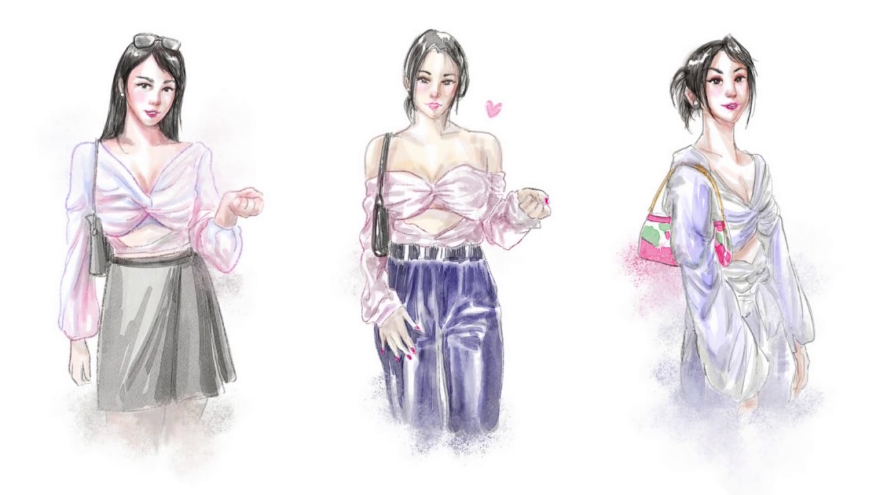 Watercolor Fashion Illustration Tutorial Fashion Illustration & Design