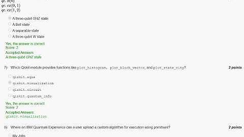 NPTEL – Introduction to Quantum Computing: Quantum Algorithms and Qiskit | QUIZ