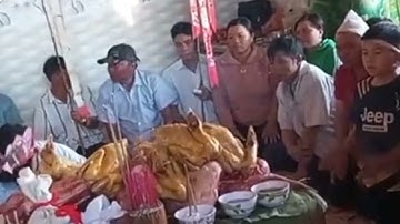 Lế Đắm Tang Dân Tộc Dao Đỏ  cúng cơm Theo phong  Tục//Triệu Tòng vloG