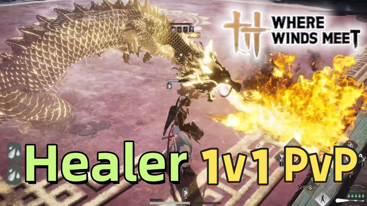 High Rank Healer Recent PvP Matches — Long 1v1 Arena Recording | Where Winds Meet