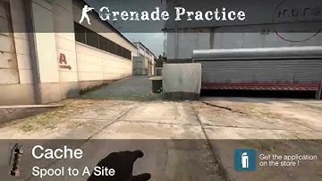 Grenade Practice : Cache Flashbang - Spool to A Site