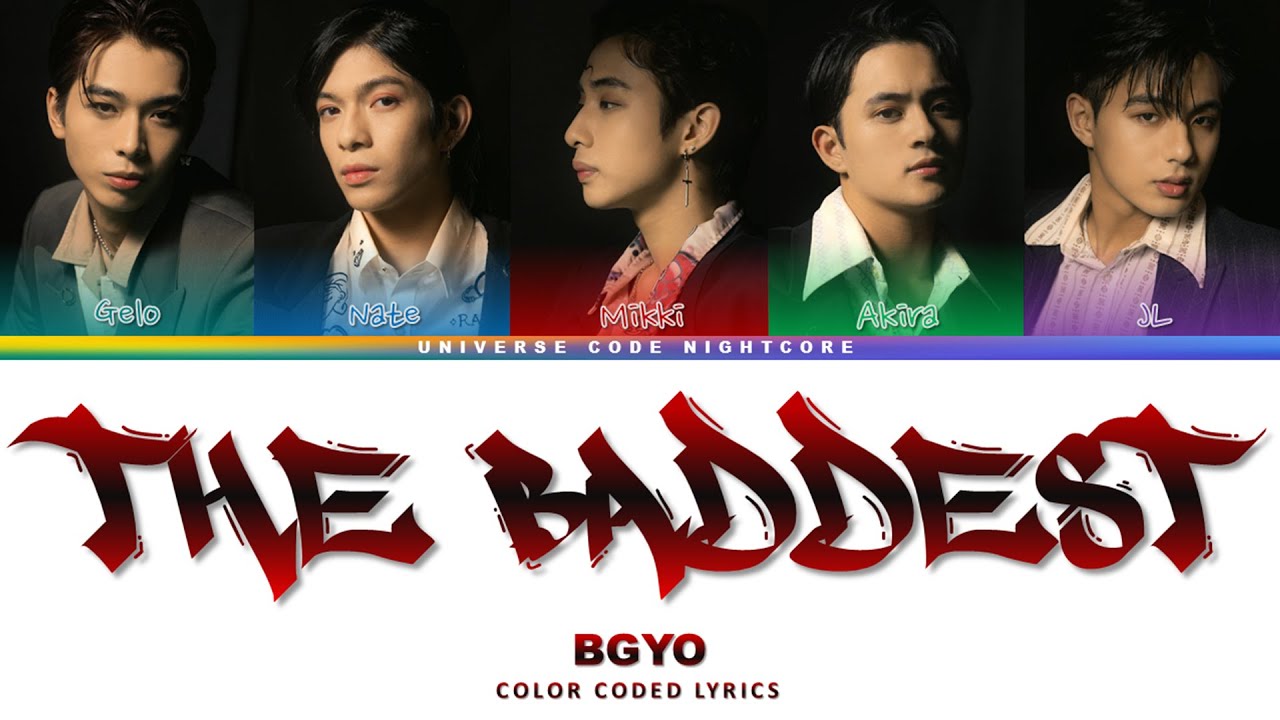 BGYO - "THE BADDEST" (Color Coded Lyrics)