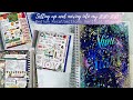 Setting up and moving into my 2020-2021 Medium Vertical Recollections Planner | Moon Prism Planner
