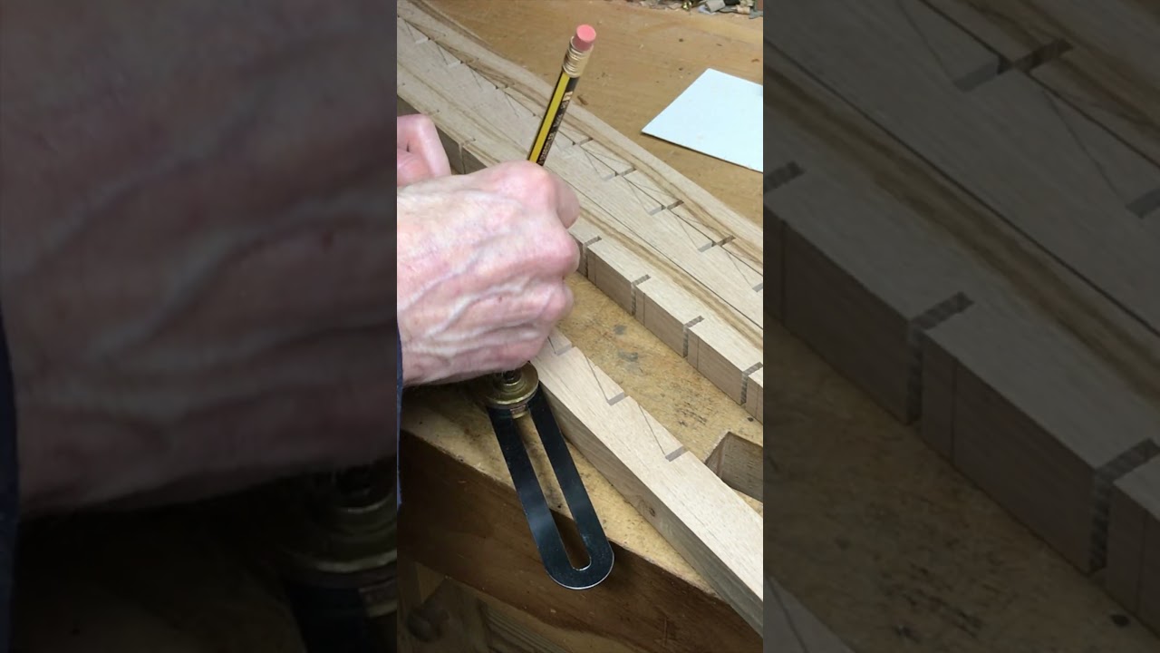 saw tooth rack shelving #woodworking