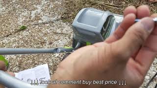 Earthwise TC70001 11 Inch 8 5 Amp Corded Electric Tiller Cultivator Unboxing and Assembly