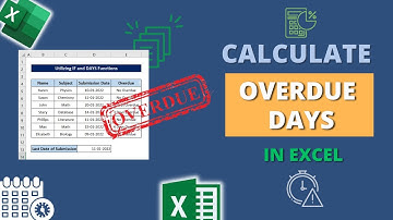 How to Calculate Overdue Days in Excel