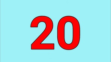 Number song | counting 1 to 20 | 1234 Numbers