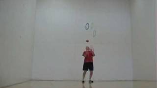 5 Ring Juggling with Head Bounce Practice by Scott Sorensen
