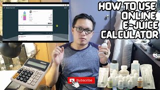 How to use Vape E-juice Calculator (Noypi Version) | Vegetable Cloud screenshot 2