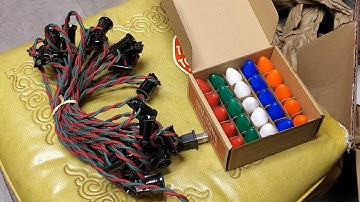 Tru-Tone Deluxe Light String + C7 bulbs unboxing and review (2025-2026 Christmas lights Part 2)