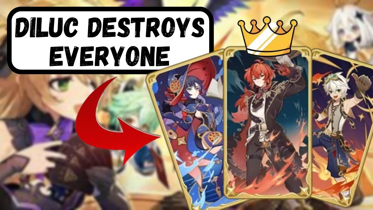 DONT SLEEP ON DILUC in Genshin Impact TCG | Mona + Diluc + Bennett | Genius Invokation TCG