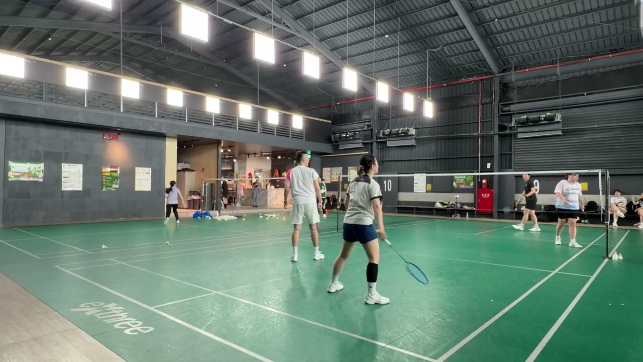 2026.3.4｜板橋羽球館打球｜11｜老虎.高昕 vs 柏庭.Sunny