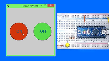 Encender y Apagar un Led en Arduino desde una Interfaz en Processing 2018
