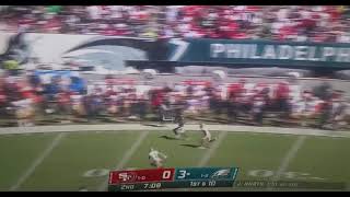Jalen Hurts 91 Yard Bomb To Quez Watkins 👀 |Quez Watkins Takes The Top Off🔥