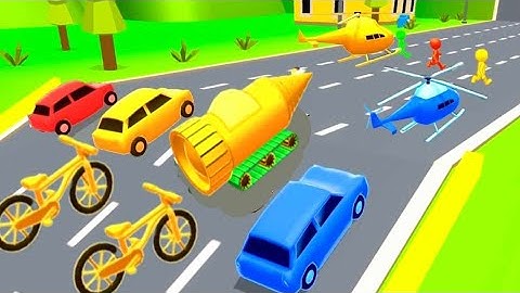 Shape shifting 🚲🚁🚗 All Levels Gameplay Walkthrough Android,ios Max Level Ep1098