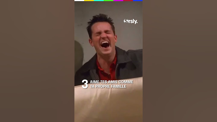 Les leçons de vie de Chandler Bing !