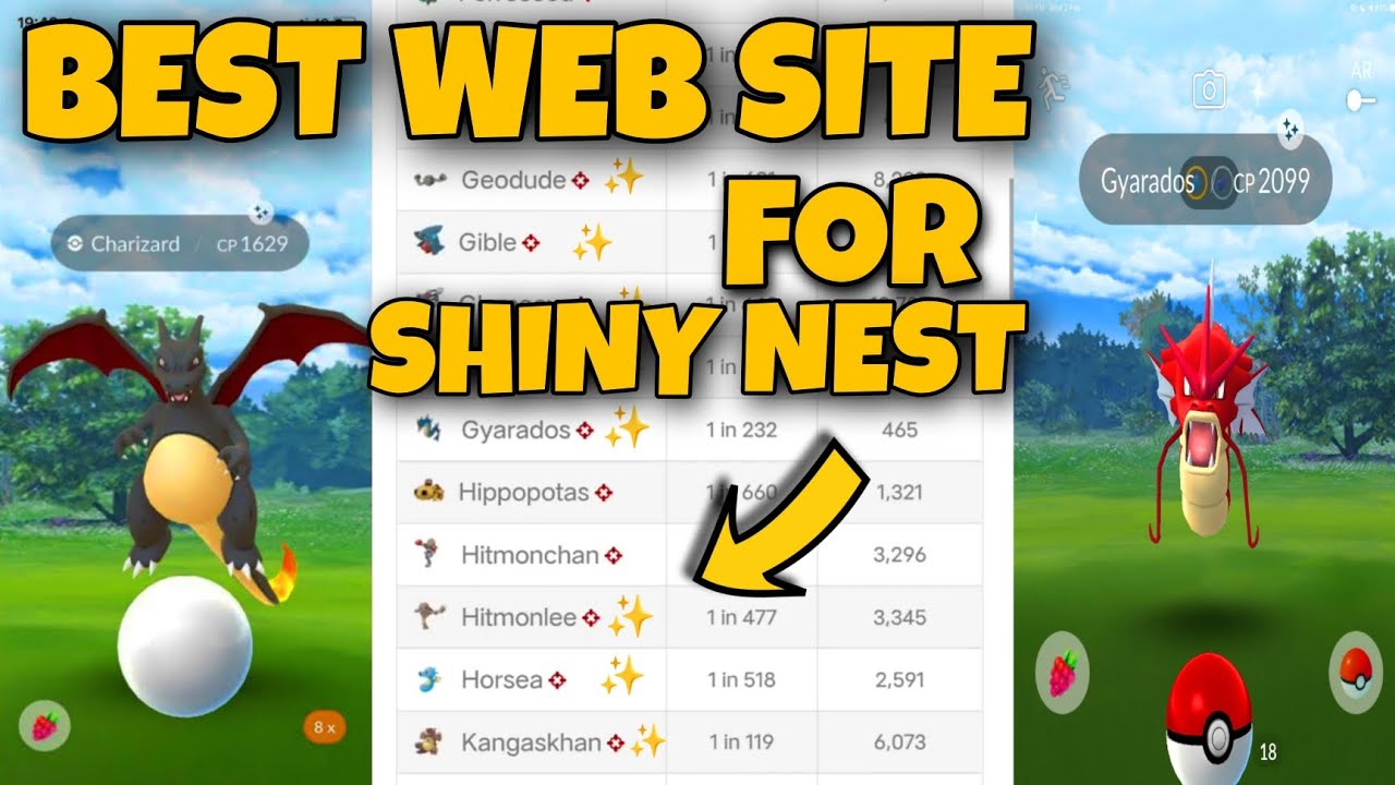 Best Shiny Nest Website For Pokemon Go Must Watch 100 % Works 