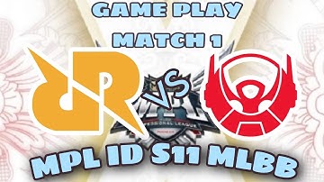 Game play RRQ VS BTR match 1||MPL ID S11 MLBB