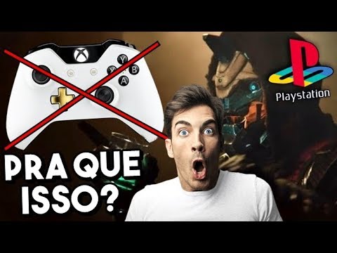 SONY TAMPA CONTROLE DO XBOX NO SEU VÍDEO