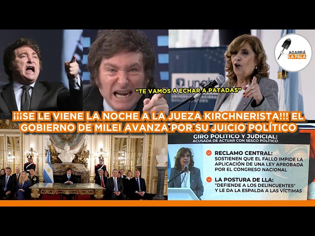 SE LE VIENE LA NOCHE A JUEZ KUKA AMANTE DE CHORROS Y EL GOBIERNO DE MILEI AVANZA: "JUICIO POLÍTICO"
