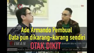 GEISZ CHALIFAH: ADE ARMANDO PECUNDANG, TERSANGKA, PEMBUAL. MUKA BANDIT OTAK DIKIT.