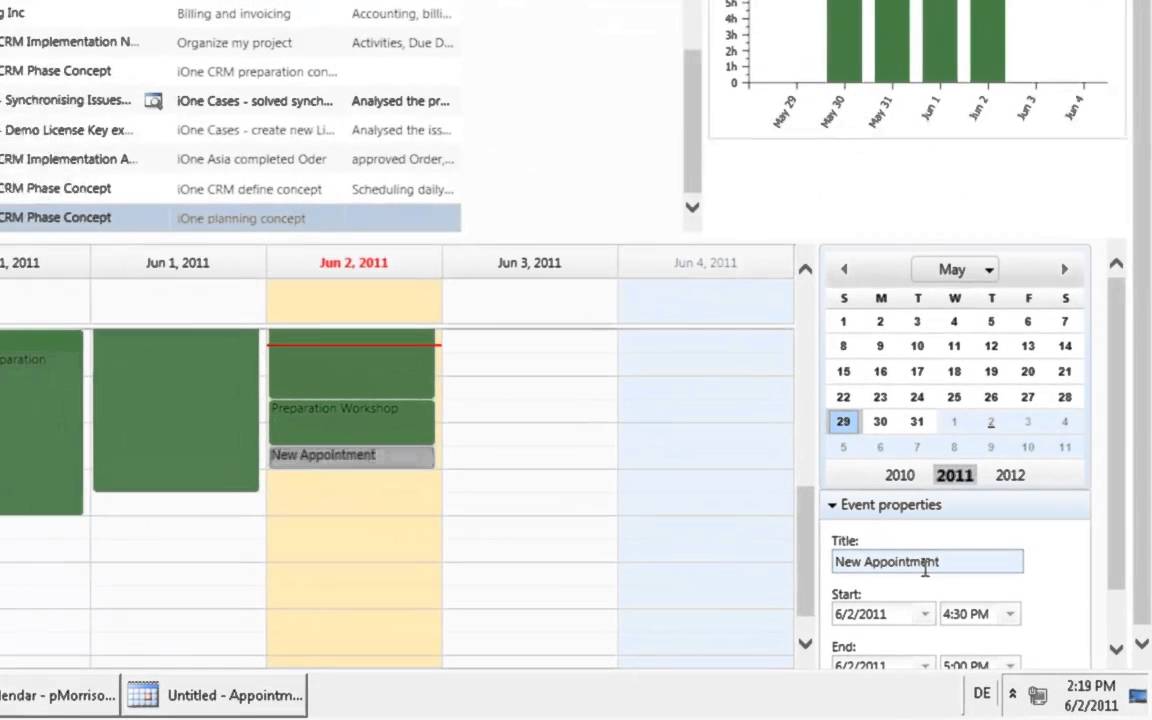 CRM Project Time Tracking - YouTube