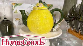 🍋 NEW AT HOMEGOODS ❤️ BEAUTIFUL TABLEWARE, TEA SETS & KITCHEN TEXTILES 🥰 PERFECT GIFTS