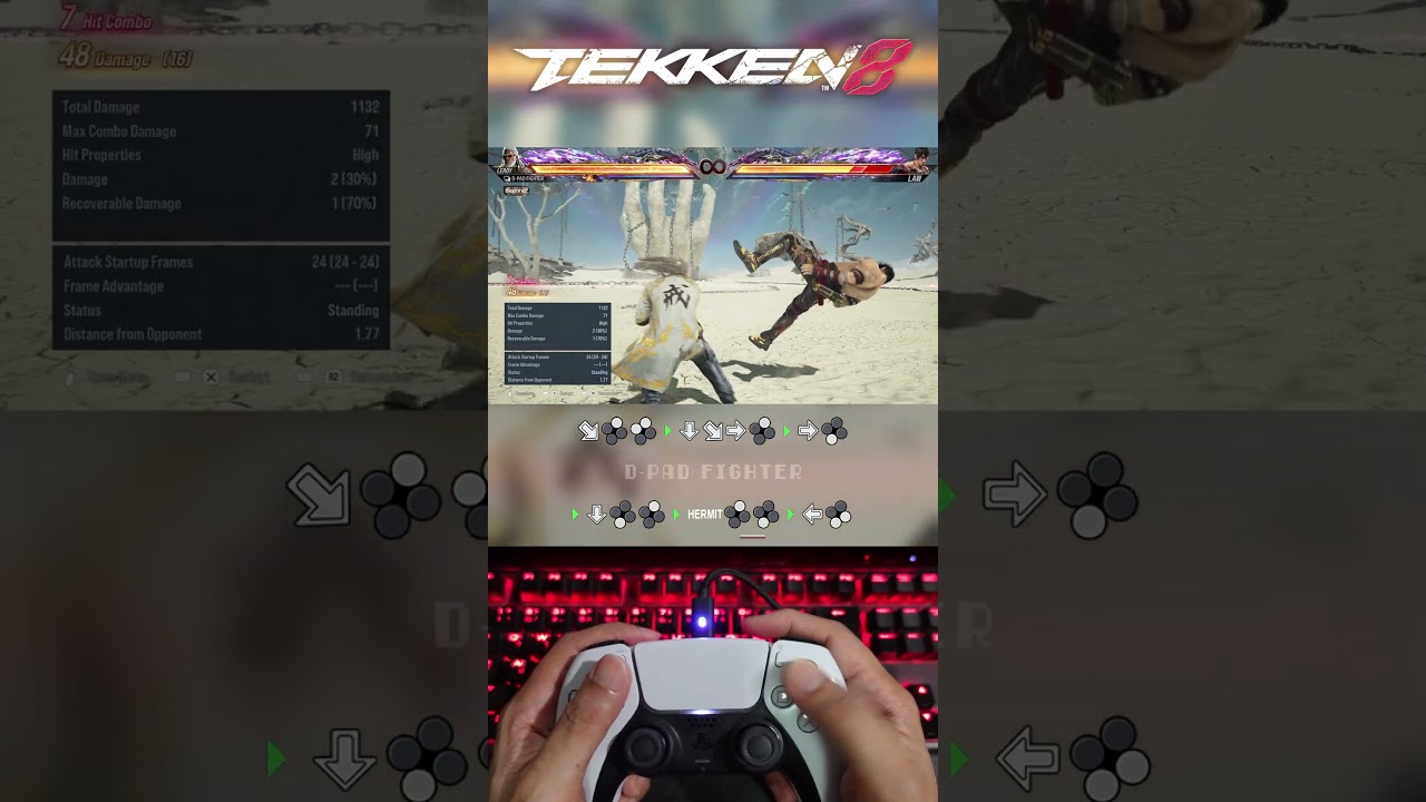 Patch 1.07 LEROY's normal combo. 