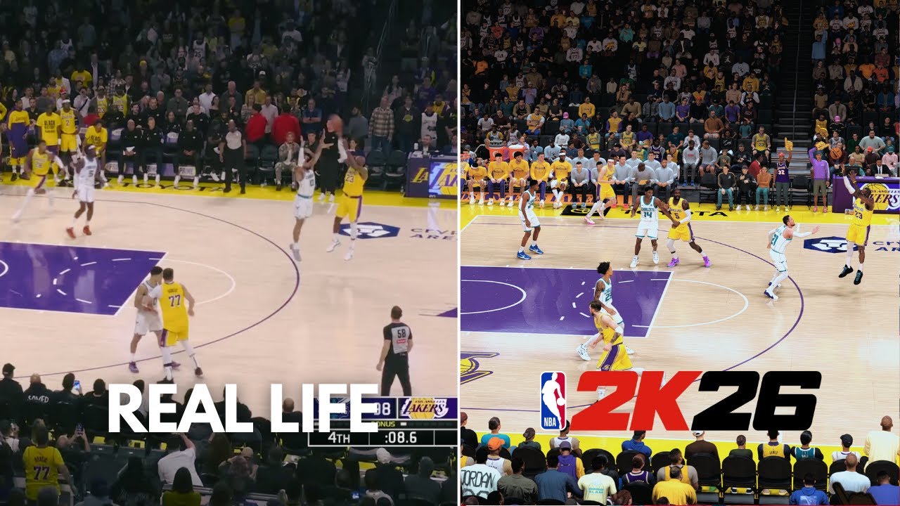 NBA 2K26 or Real Life?! The MOST Realistic Gameplay Ever!