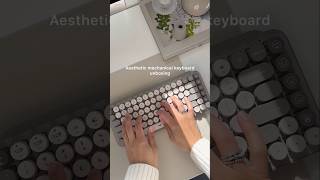 The most perfect neutral keyboard🤎 #keyboard #mechanicalkeyboard #asmrkeyboard #logitech #desksetup