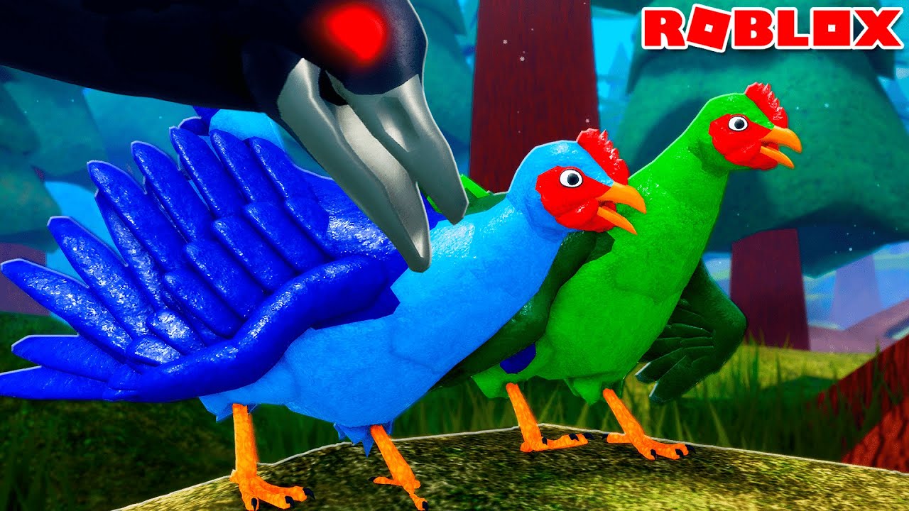 VIDA DE GALINHA Não é Fácil! A FUGA DAS GALINHAS no ROBLOX! | Feather Family