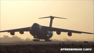 United States Air Force Lockheed C-5B Galaxy Westover 87-0027 Takeoff