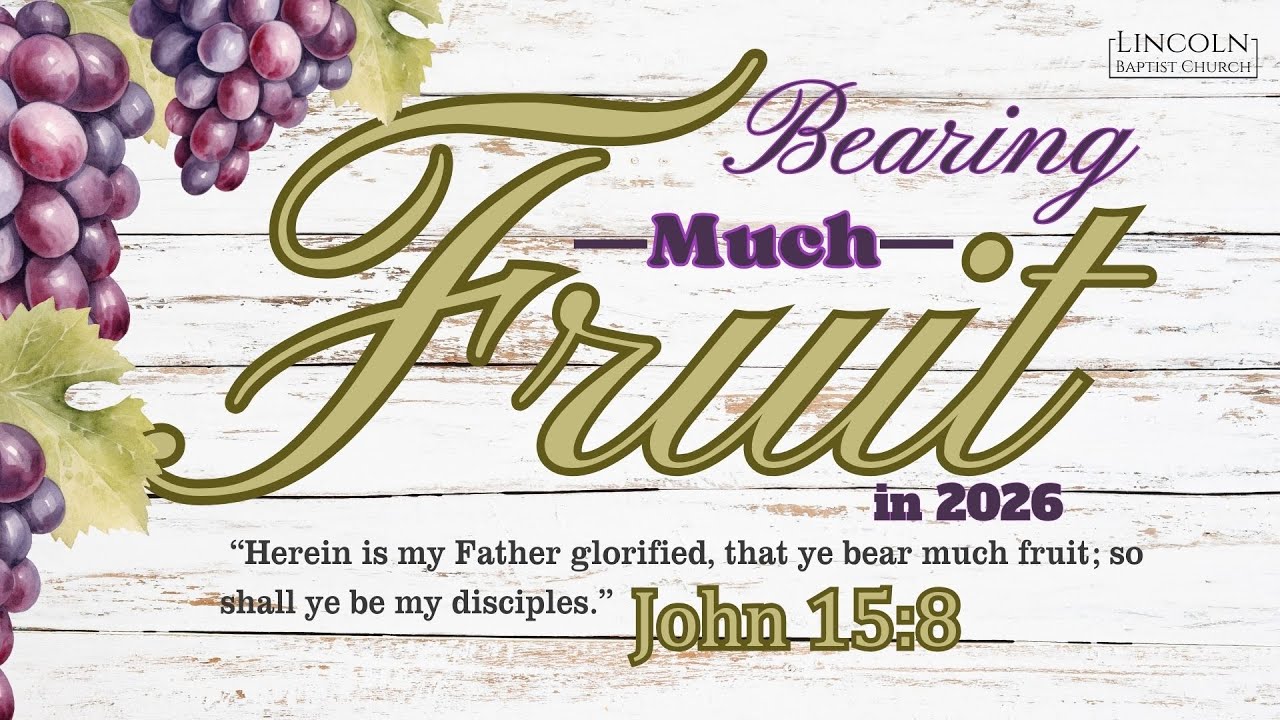 Sunday AM - "Rest in the Lord"  - Pastor Jonathan Painter (Lincoln Baptist Church)