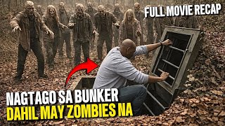 Matagal Siya Nagtago Sa Bunker Dahil May Zombie Apocalypse Na | Movie Recap Tagalog