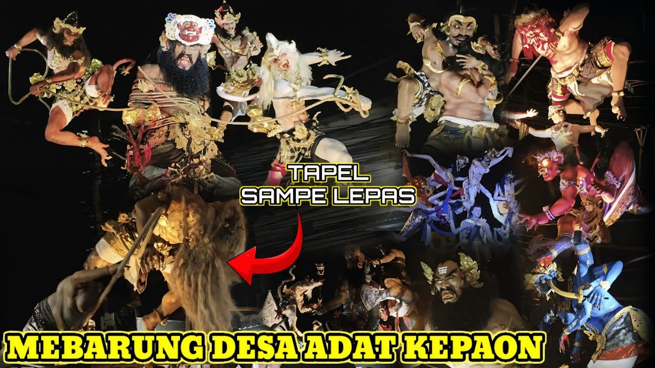 KEPAON NIH BOS ‼️Seru Mebarung 10 Ogoh Ogoh 2025 Kepaon Pemogan Denpasar Selatan
