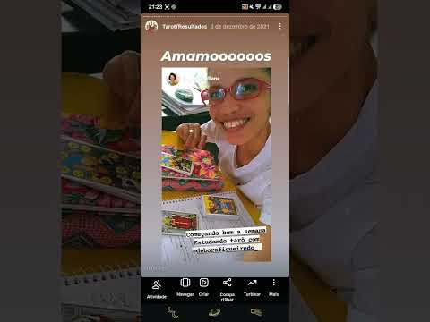 Resultados dos alunos do curso de Tarot da Débora