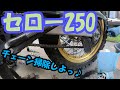 【無駄に４Ｋ対応】セロー250のチェーン掃除をしてみよう！