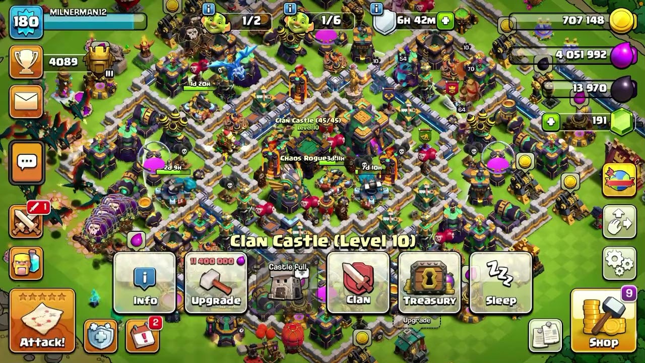 Clash of Clans Ep170 Special - Chaos Rogues 2 Clan War Attack