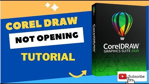 COREL DRAW 2020,2024 NOT OPENING VIDEO TUTORIAL . #easywaytoearn