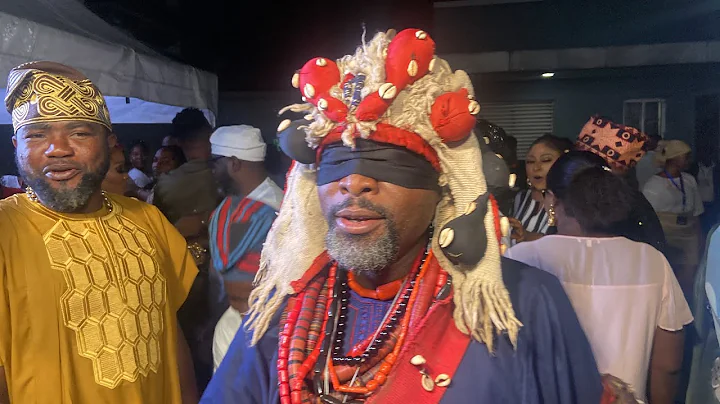 Ibrahim Chatta Arrives Jagun Jagun Movie Screening In Warrior Attire