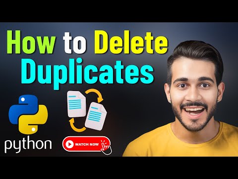 How to Delete Duplicates in Python Dataframe | How to Drop Duplicate Values in Python Dataframe