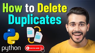 How to Delete Duplicates in Python Dataframe | How to Drop Duplicate Values in Python Dataframe