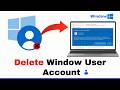 How To Delete User Account In Windows 10 | Windows 10 Me User Account Kaise Remove Kare