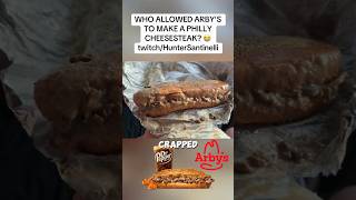 L slop [twitch/HunterSantinelli] #twitchclips #funny #fastfood #foodreview #arbys #streamer #clips
