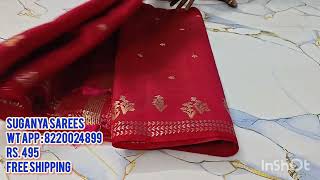 Mega offer Banarasi type Fancy Soft Full Sarees Collection #sarees #fancysarees #onlineshopping  screenshot 5