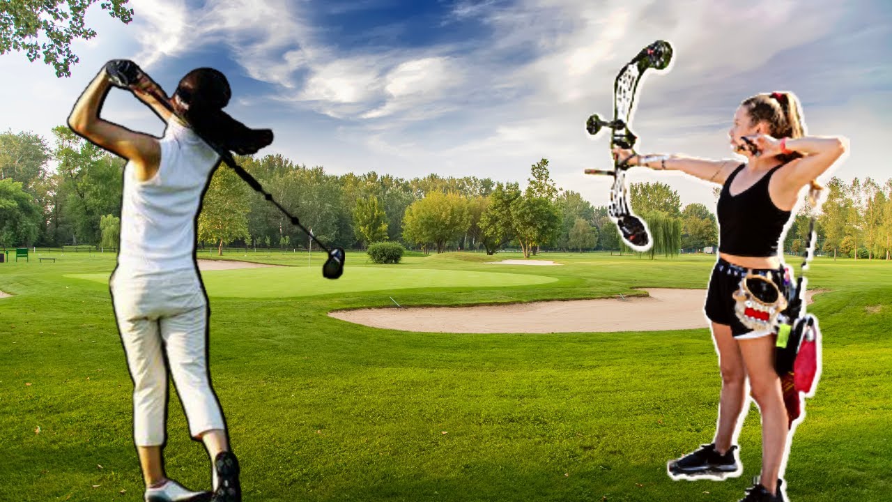 Teaching GOLFERS how to shoot ARCHERY! YouTube