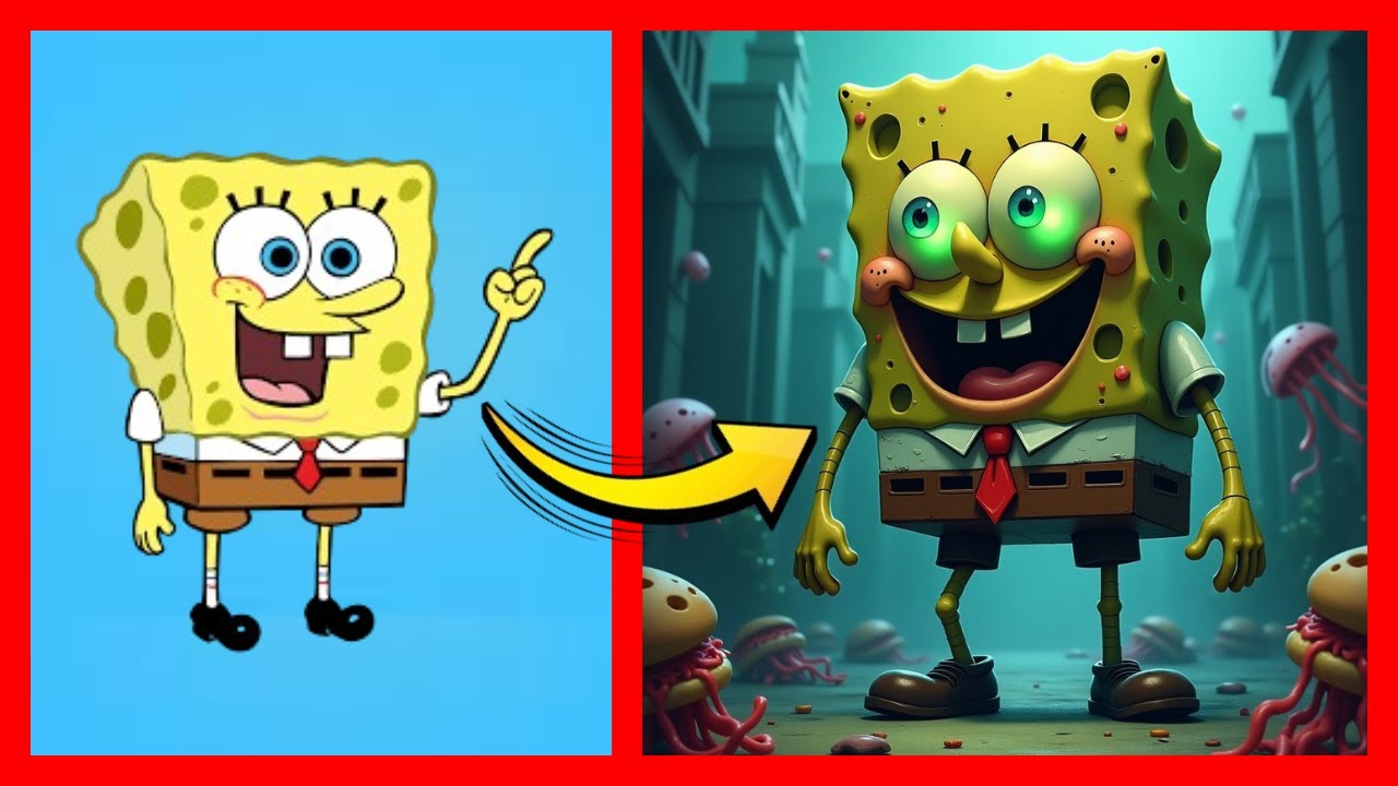 What If SpongeBob Was a Zombie? 🧟‍♂️ Bikini Bottom Gone Wrong!