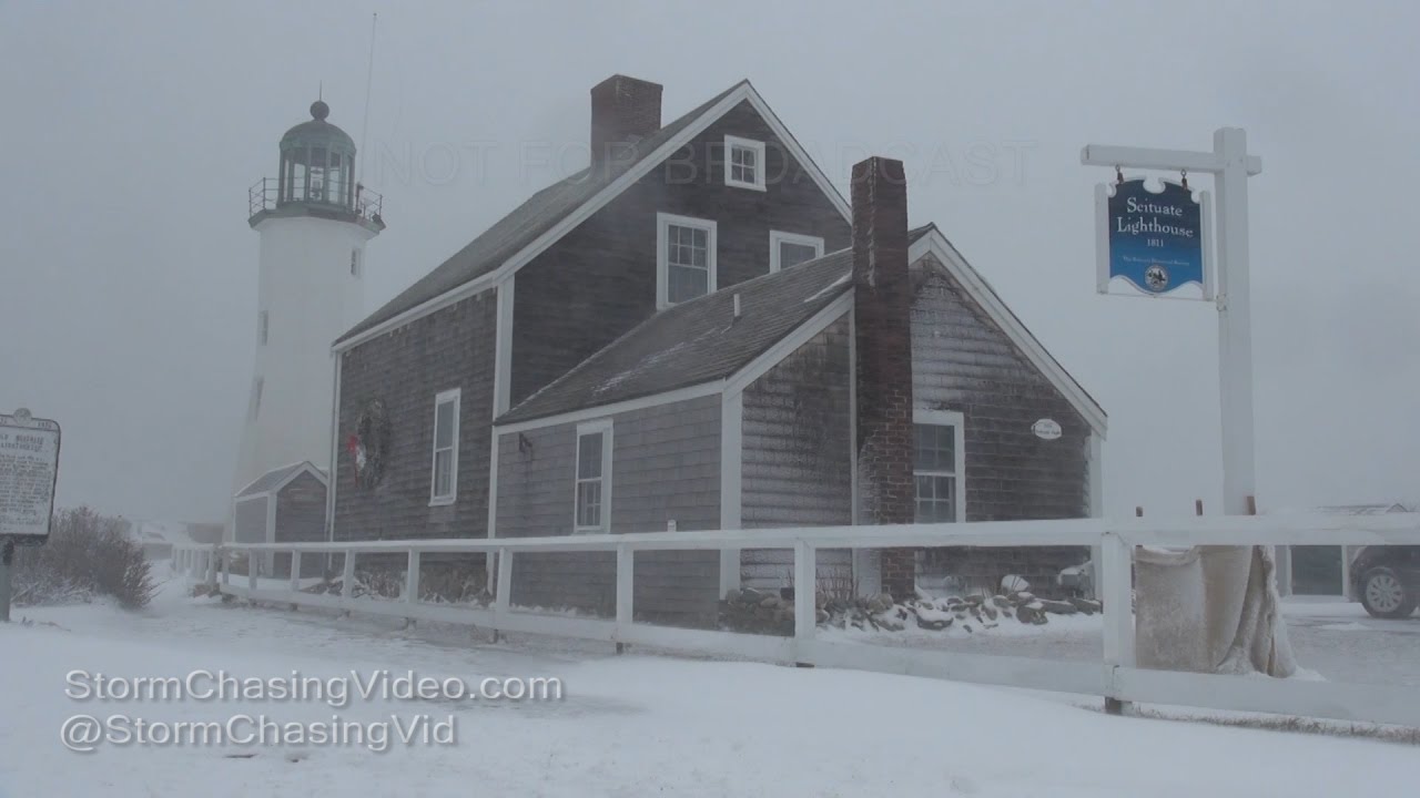 Scituate, MA Extreme Blizzard Conditions - 1/7/2017