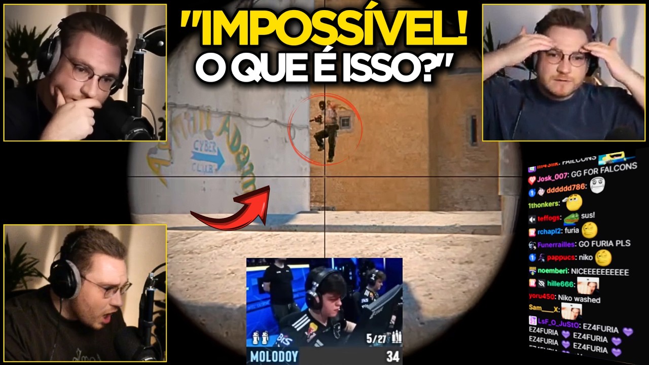 QUANDO o OHNEPIXEL SE IMPRESSIONA com A FURIA! (LEGENDADO)