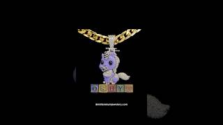 🔥 Iced Out Cartoon Pendants That Bring Back Your Childhood in Drip Style!  #shorts #trending